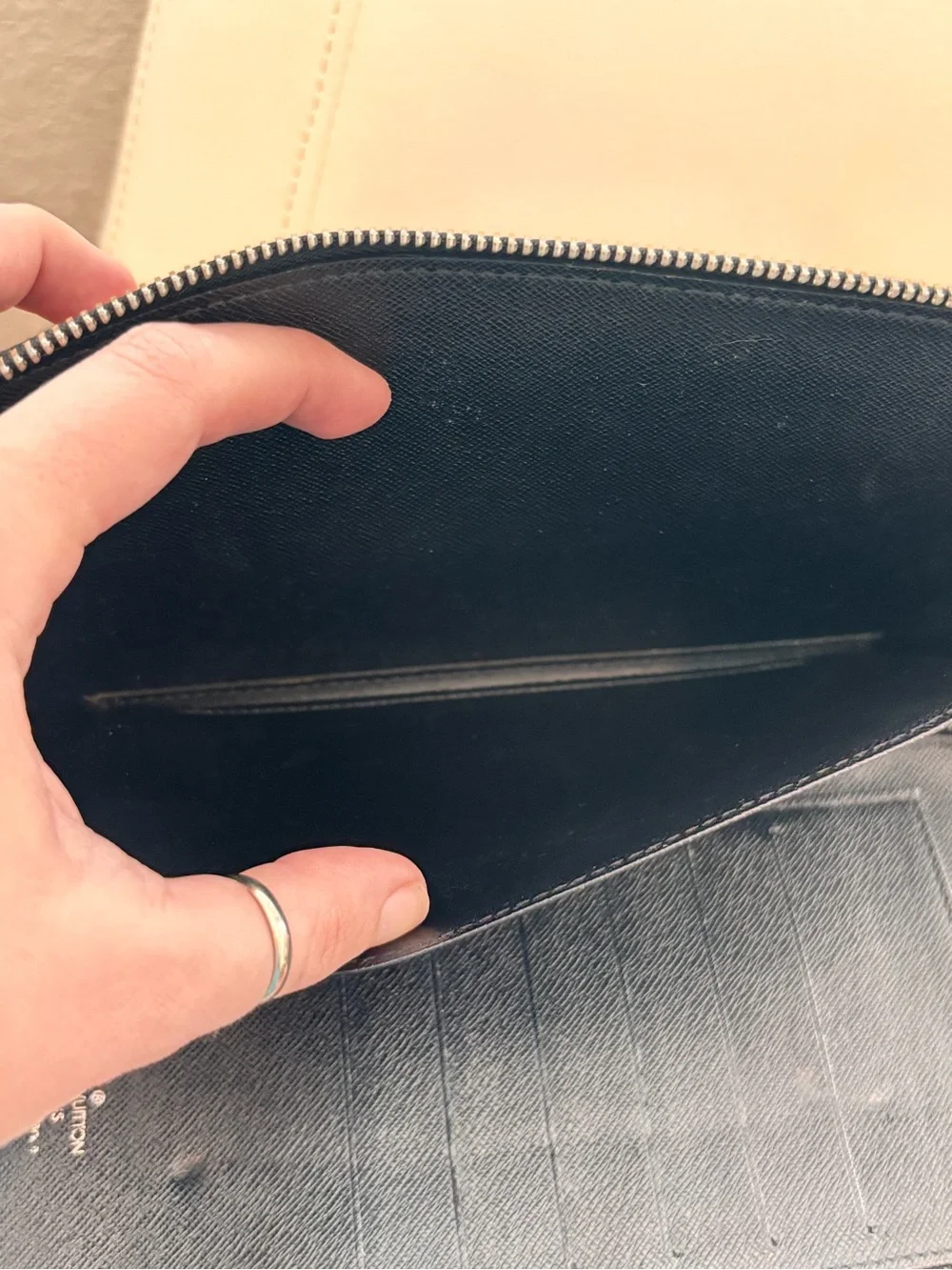 Louis Vuitton Taiga Atoll Travel Organizer Clutch Wallet